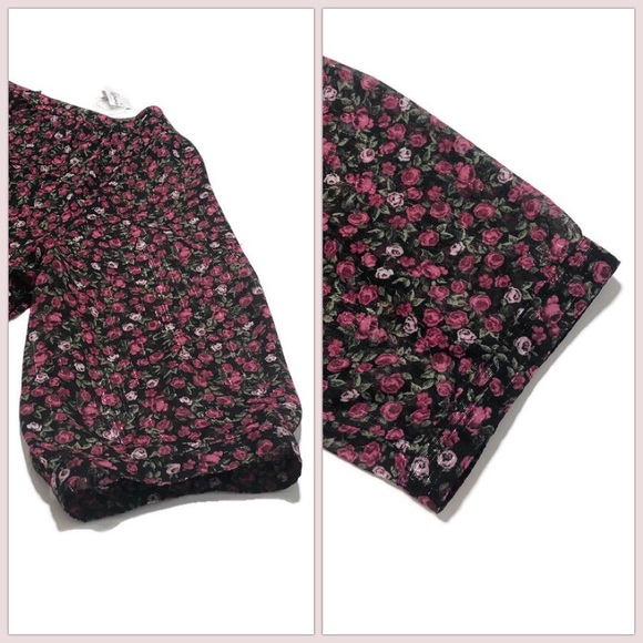 Reitmans | Floral Metallic Chiffon Blouse | 2X - Picture 8 of 16